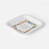 くるみ割りクリスマスベビーシャワー ペーパープレート (傾斜あり)