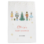 くるみ割りクリスマスベビーシャワー ミディアムペーパーバッグ (正面)