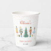 くるみ割りクリスマスベビーシャワー 紙コップ (裏面)