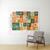 くるみ割りクリスマスホリデーアドベンチャーカレンダー タペストリー (インサイチュ(横))