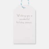 くるみ割りクリスマスホリデーギフトラベル ギフトタグ (裏面)