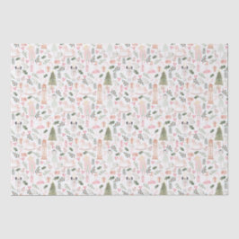 くるみ割りクリスマスホリデーティッシュペーパー 薄葉紙