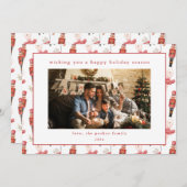 くるみ割りクリスマスホリデーフォトカード シーズンカード (正面/裏面)