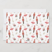 くるみ割りクリスマスホリデーフォトカード シーズンカード (裏面)