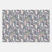 くるみ割りクリスマスホリデー ラッピングペーパーシート (正面2)