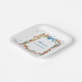 くるみ割りクリスマスボーイ1st誕生日 ペーパープレート (傾斜あり)