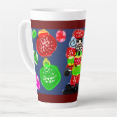 くるみ割りクリスマスマグティーポットナプキンス紙プラ カフェラテマグ (左アングル)