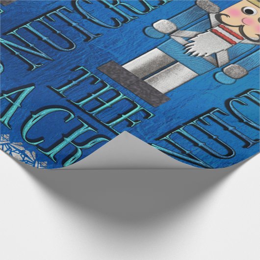 くるみ割りクリスマスラッピング紙 ラッピングペーパー (角)