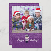 くるみ割りクリスマス写真カード シーズンカード (正面/裏面)