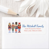 くるみ割りクリスマス差出人住所ラベル ラベル (インサイチュ)