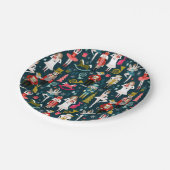 くるみ割りクリスマス紙プレート ペーパープレート (アングル)