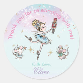 くるみ割りクリスマス誕生日ありがとう ラウンドシール