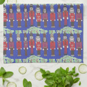 くるみ割りクリスマス キッチンタオル (折り畳み)