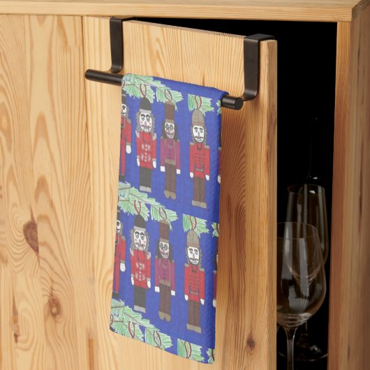 くるみ割りクリスマス キッチンタオル (三つ折り)