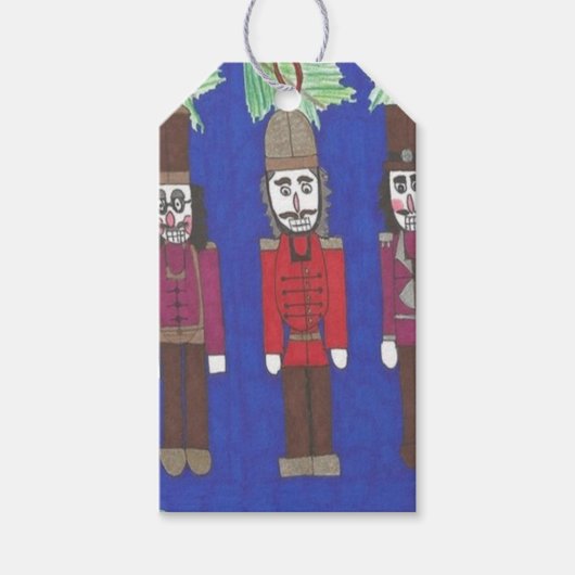 くるみ割りクリスマス ギフトタグ (正面)