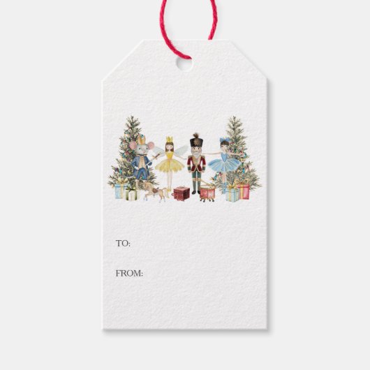 くるみ割りクリスマス ギフトタグ (正面)