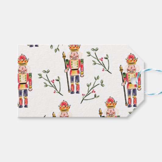 くるみ割りクリスマス ギフトタグ (正面(横))
