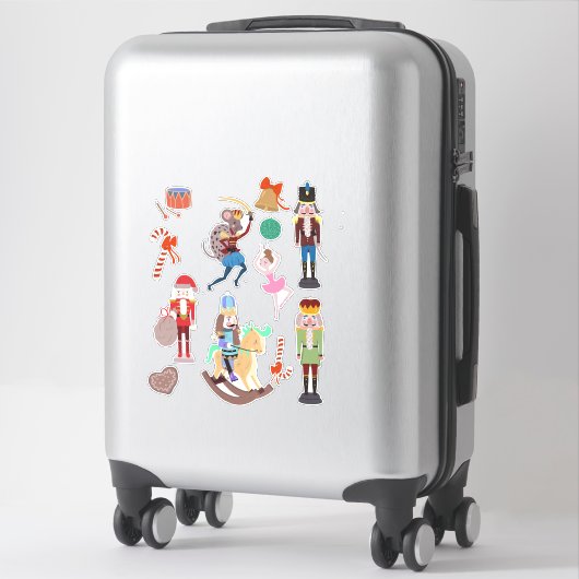 くるみ割りクリスマス シール (スーツケース)