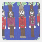 くるみ割りクリスマス スクエアシール (正面)