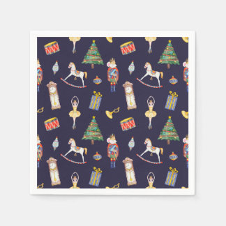 くるみ割りクリスマス スタンダードカクテルナプキン