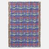 くるみ割りクリスマス スローブランケット (正面縦)