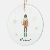 くるみ割りクリスマス セラミックオーナメント (左)