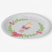 くるみ割りクリスマス ペーパープレート (アングル)
