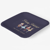 くるみ割りクリスマス ペーパープレート (傾斜あり)