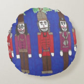 くるみ割りクリスマス ラウンドクッション (正面)