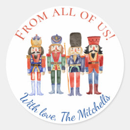 くるみ割りクリスマス ラウンド ギフト タグ