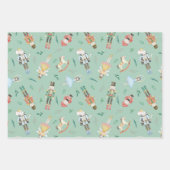 くるみ割りクリスマス ラッピングペーパーシート (正面2)