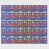 くるみ割りクリスマス ラッピングペーパー (フラット)