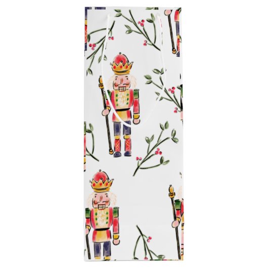 くるみ割りクリスマス ワインギフトバッグ (裏面)