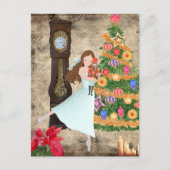 くるみ割りクレアとくるみ割りクリスマス シーズンポストカード (正面)