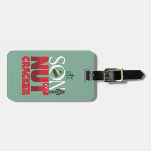 くるみ割りグラフィックの息子 ラゲッジタグ (正面横)