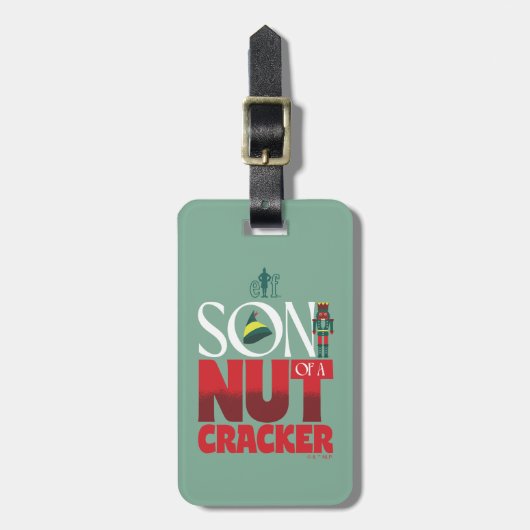 くるみ割りグラフィックの息子 ラゲッジタグ (正面縦)