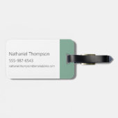 くるみ割りグラフィックの息子 ラゲッジタグ (裏面横)