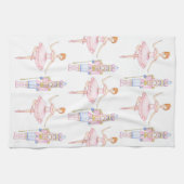 くるみ割りグランドミレニアルのクリスマスタオル キッチンタオル (横)