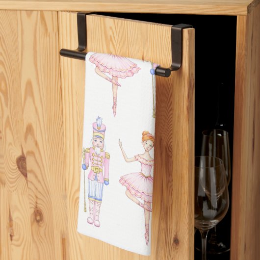 くるみ割りグランドミレニアルのクリスマスタオル キッチンタオル (三つ折り)