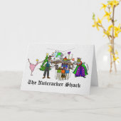 くるみ割りシャックハムラジオクリスマスカード カード (黄色い花)