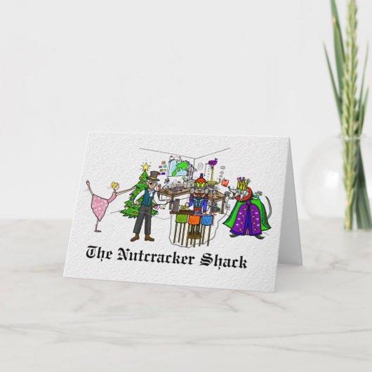 くるみ割りシャックハムラジオクリスマスカード カード (正面)