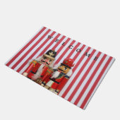 くるみ割りストライプ器 ドアマット (アングル)