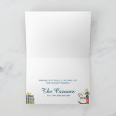 くるみ割りテーマクリスマスカード カード (内部)