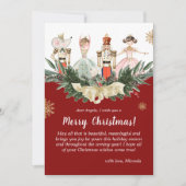 くるみ割りテーマクリスマスパーティー シーズンカード (正面)