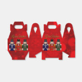 くるみ割りトリオパーティーの好意ボックス，切り妻 フェイバーボックス (折り畳みなし)