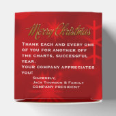 くるみ割りトリオパーティー好意ボックス、四角いボックススタイル フェイバーボックス (上部)