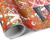 くるみ割りトリオホリーフレーム兵士 ラッピングペーパー (ロールコーナー)