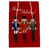 くるみ割りトリオレッド抱き枕M ミディアムペーパーバッグ (正面)