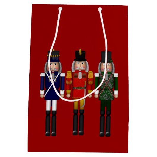 くるみ割りトリオレッド抱き枕M ミディアムペーパーバッグ (裏面)