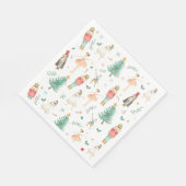 くるみ割りバレエのクリスマスイメージ スタンダードランチョンナプキン (角)